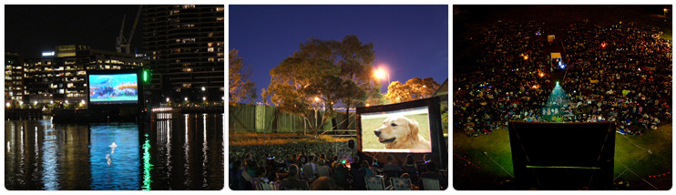 Melbourne Open Air Cinema Pic 1 - ParkView Touring Screens