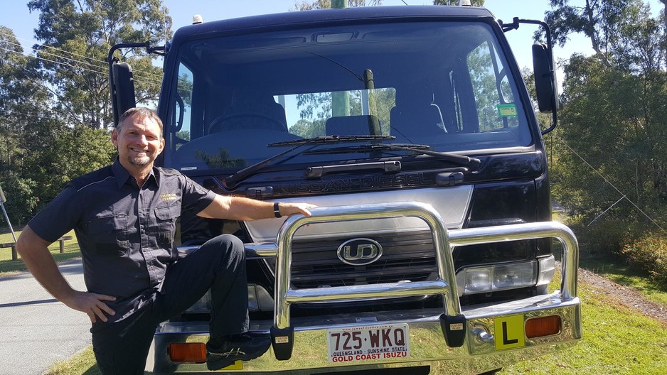 Truck On Training Pic 1 - Heavy Vehicle Trainer Michael