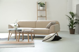 MuBu Home Pic 2 - Our Otto 3 seater sofa Silo leaning shelf and Irrec coffee table