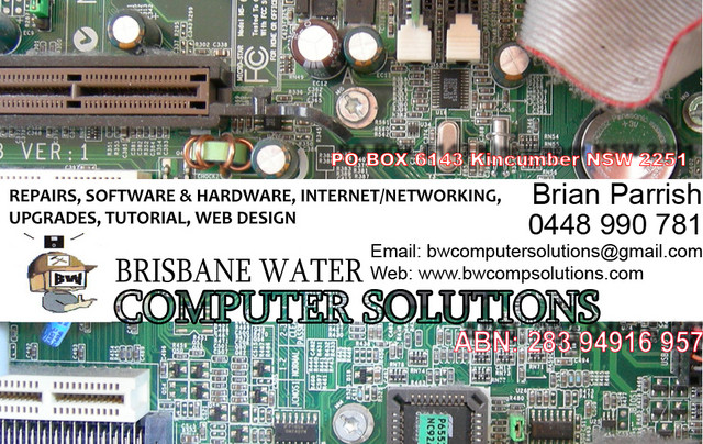 Brisbane Water Computer Solutions (BWCS) Pic 1 - Brisbane Water Computer Soluti