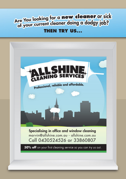 Allshine Cleaning Services Pic 1 - 50 your first service