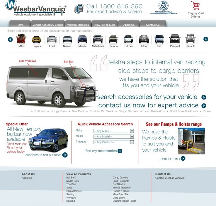 eBusiness Consultants Pic 1 - Car Parts Web Design