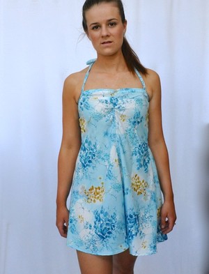 Christina Lithgow Dressmaking Pic 2 - I have adapted a vintage dressmaking work to create this short summer dress