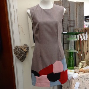 Christina Lithgow Dressmaking Pic 3 - Australian Merino Wool used to create this One of A Kind dress