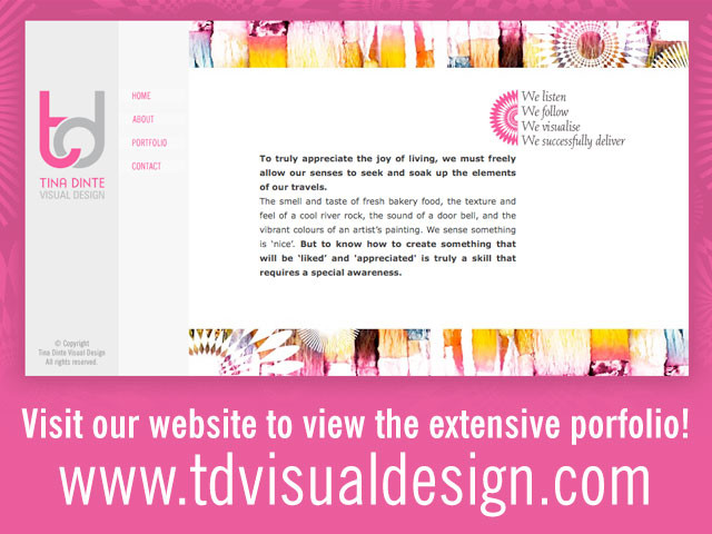 Tina Dinte Visual Design Pic 1 - portfolio available online now