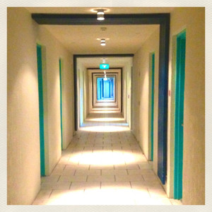 Daydream Island Resort And Spa Pic 4 - Looking down the long bright corridors of the resort sometimes youll see kangaroos hopping thru