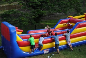 The Bounce House Sunshine Coast Pic 5 - Basketball Bungee Run