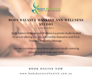 Body Balance Massage & Wellness Studio Pic 2 - Specialist services in Remedial Relaxation and Pre Postnatal Pregnancy Massage