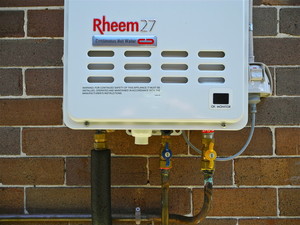 Australian Hot Water East Pic 4 - Rheem 27 Continuous flow Gas hot water system sold serviced and installed by Australian Hot Water