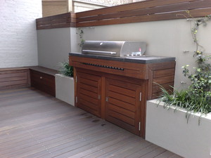 Urban Garden Enrichment Pty Ltd Pic 5 - Timber Deck BBQ Entertaining area