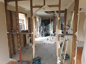 Esteem Building & Renovations Pic 3 - Removal addition of load bearing wall for Kitchen reno