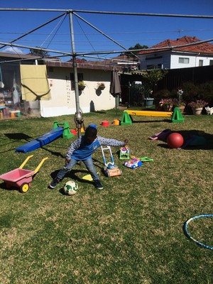 Cheryl's Family Day Care Pic 2 - Outdoor play and extending those gross motor skills