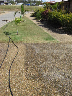 New Earth Property Maintenance Pic 4 - BeforeAfter effect Concrete cleaning