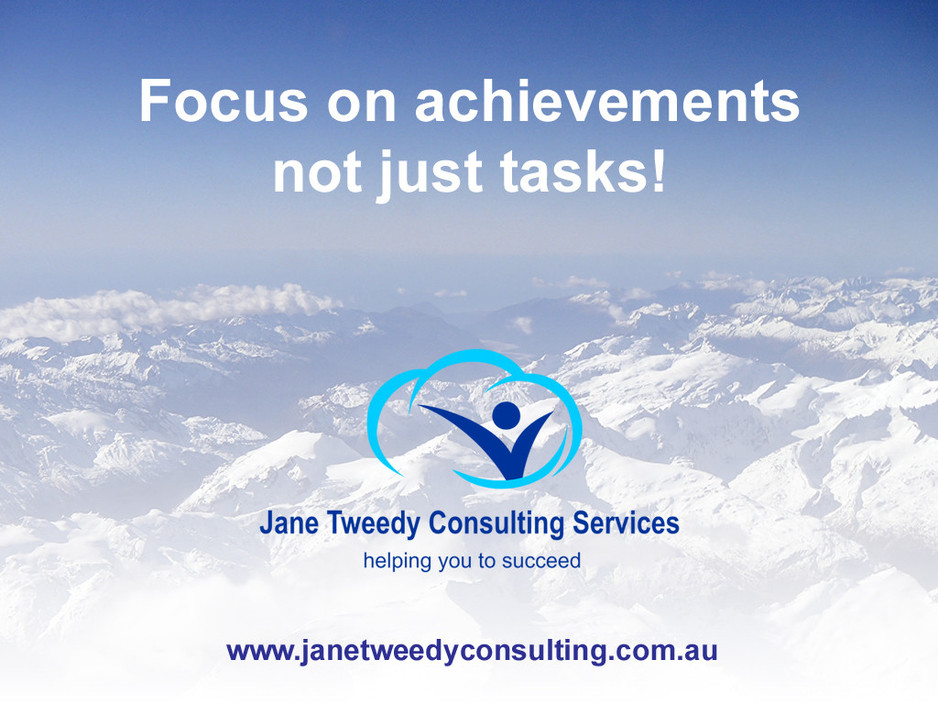 Jane Tweedy Consulting Services Pic 2 - Achievements and benefits lift you over your competition