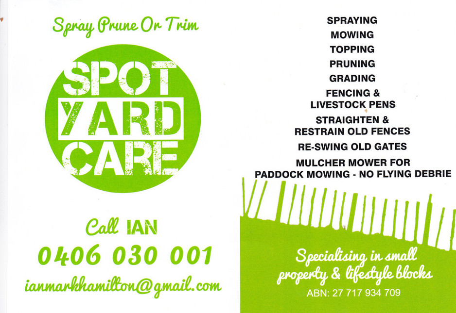 SPOT Yard Care Pic 1 - Business Flyer