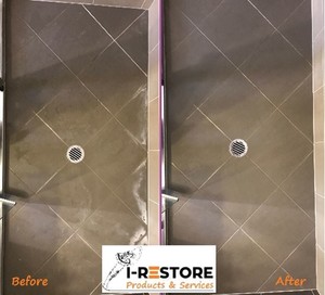 i-Restore Products & Services Pic 5 - Tile Restoration Removal of salt soap scum and lime scale from your tiles Inquire now 0490 947 851