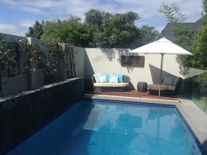 House of Carveth Pic 3 - The pool area was designed in conjunction with the homes design to ensure adequate plumbing waste and power was incorporated at construction phase