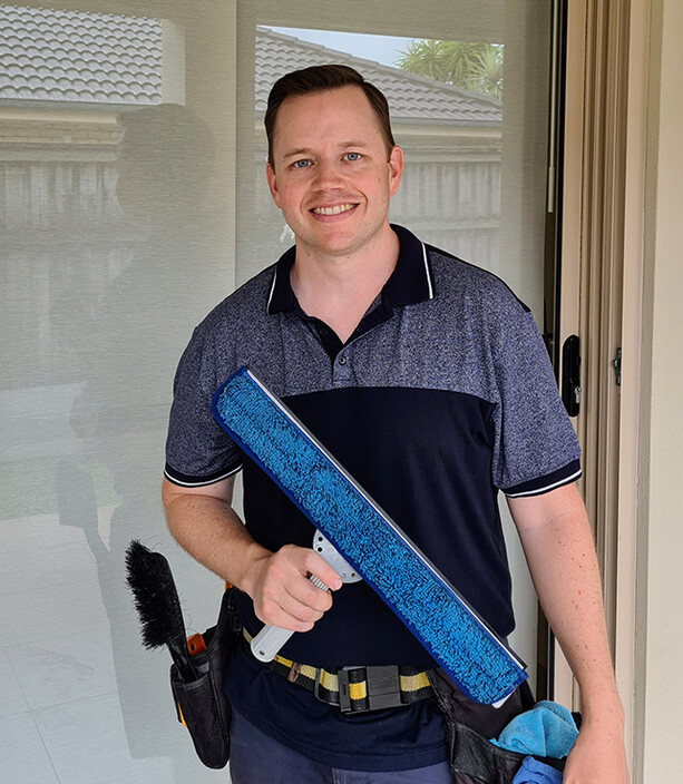 Young's Window Cleaning Pic 1 - Tom at Youngs Window Cleaning in Caloundra on the Sunshine Coast