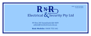 RNR Electrical & Security Pty Ltd Pic 2