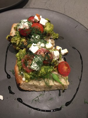 The Croft House Town Kitchen & Bar Pic 4 - Avo feta for brekky