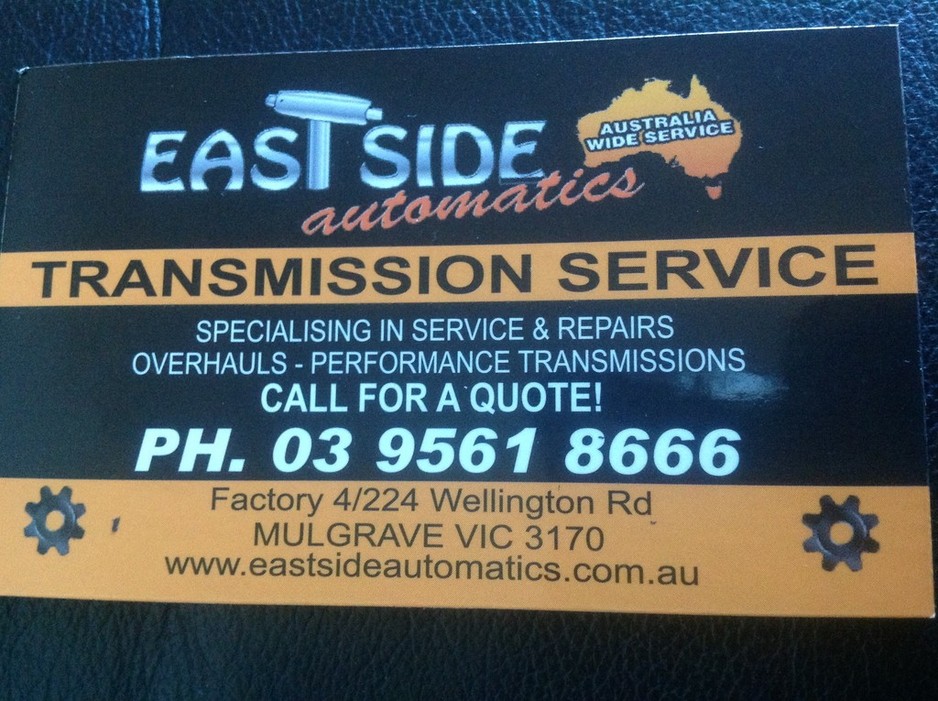 Endeavour Hills Automatics Pic 1 - Your one stop Transmission Shop