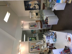 Helen Wiltshire Gallery Pic 2 - Local artists display their paintings prints jewellery and sculpture