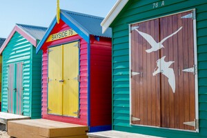 Mumma Moffs Storage Box - Lisarow Pic 3 - Inspired by the beautiful surrounding beaches of the Central Coast and the bright and colourful Brighton Bathing Boxes in Victoria each container is uniquely painted and named after one of the Central Coasts famous beaches