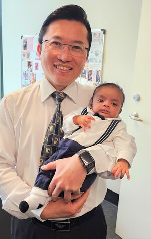 Dr. Lam Carl Pic 2 - Dr Carl Lam with my son Diondre Silva