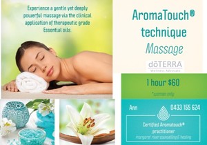 Margaret River Counselling & Healing Pic 3 - Aroma touch flyer