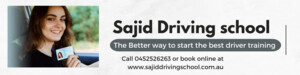 SAJID DRIVING SCHOOL PTY LTD Pic 2