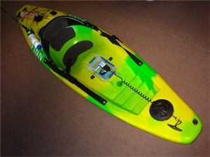 Exmouth Boat & Kayak Hire Pic 2 - single clear bottomed fishing kayaks with rod holders 40day 160week