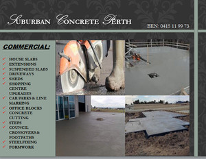 Suburban Concrete Perth Pic 2 - CONCRETE IN PERTH COMMERCIAL AROUND THE BUSINESS SUBURBAN CONCRETE PERTH