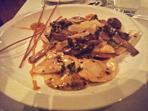 Cala Luna Weddings & Events Centre Pic 2 - Truffle oil and mushroom ravioli