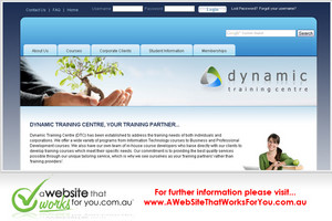 A Website That Works For You Pic 2 - dynamic training centre sydney web design development