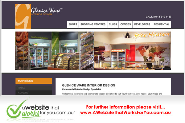 A Website That Works For You Pic 1 - glenice ware interior design penrith logo website design