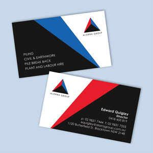 BlackRhino Creative pty ltd Pic 5 - Original logo business card design and printed business cards package