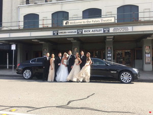 Love Limo Pic 4 - Photoshoot with Bridal Party and the BMW 750i Limo