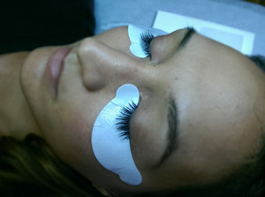 Wink About It - Eyelash Extensions Pic 2 - Full set of extensions for Dijana she looked stunning