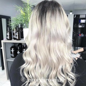 Aurorah Rose Hair Pic 3 - Blonde Bombshell Foils all over toned to perfection then a soft root stretch to compliment visit our website for more information xox wwwaurorahrosehaircomau