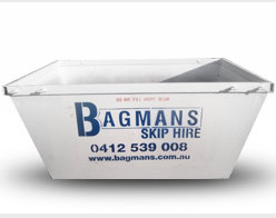 Bagmans Skip Hire Pic 1 - 25 cubic metre heavy loads ok