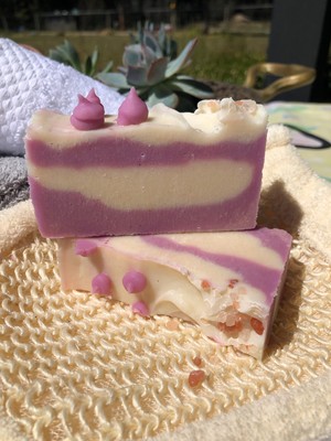 Suave Soaps Pic 5 - Handmade Rose Geranium Goat Milk Soap