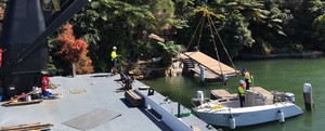 Boronia Marine Co Pic 3 - Wharf repairs at residential waterfront property