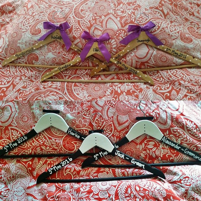 My Memorable Moment Pic 1 - Personalized wooden hangers