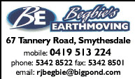 Begbie's Earthmoving Pic 1