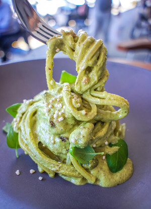 La Crema Lounge Pic 5 - Tagliolini with Pistachio Pesto