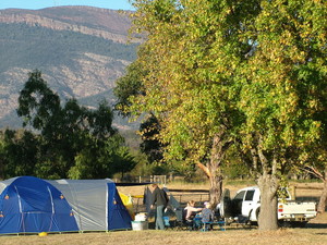 Grampians Paradise Camping And Caravan Parkland Pic 4 - Views of Mt William Grampians National Park from the Parkland Sites at Grampians Paradise