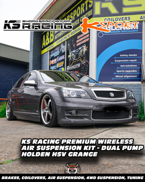 KS RACING Pic 5 - HSV HOLDEN GRANGE AIR SUSPENSION