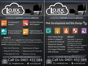 Lojix Net - Technical Support Services Pic 5 - Services provided by Lojix Net including web development and digital design IT support Data Solutions and much more