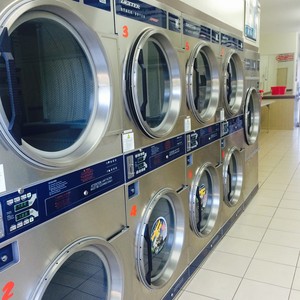 Eagleby Laundromat Pic 2 - 8 x 12kg Express gas dryers