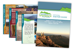 STUDIO 8. Graphic Design and Art Studio Pic 2 - Example work from Studio 8 Design Northern Grampians Shire Council Official Visitor Guide